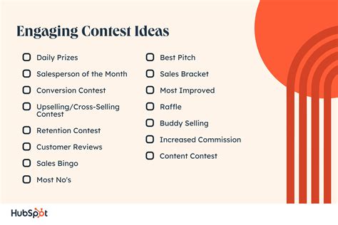 monthly sales contest ideas.